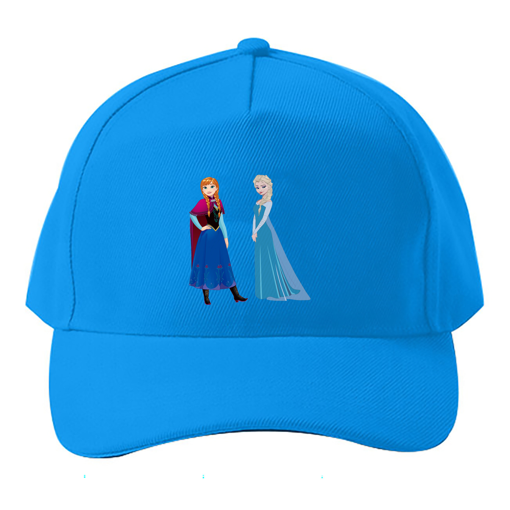 （画像用） アナと雪の女王 アンナ エルサ Frozen Anna Elsa ベースボールキャップ 綿100％ 男女兼用 帽子 スポーツ